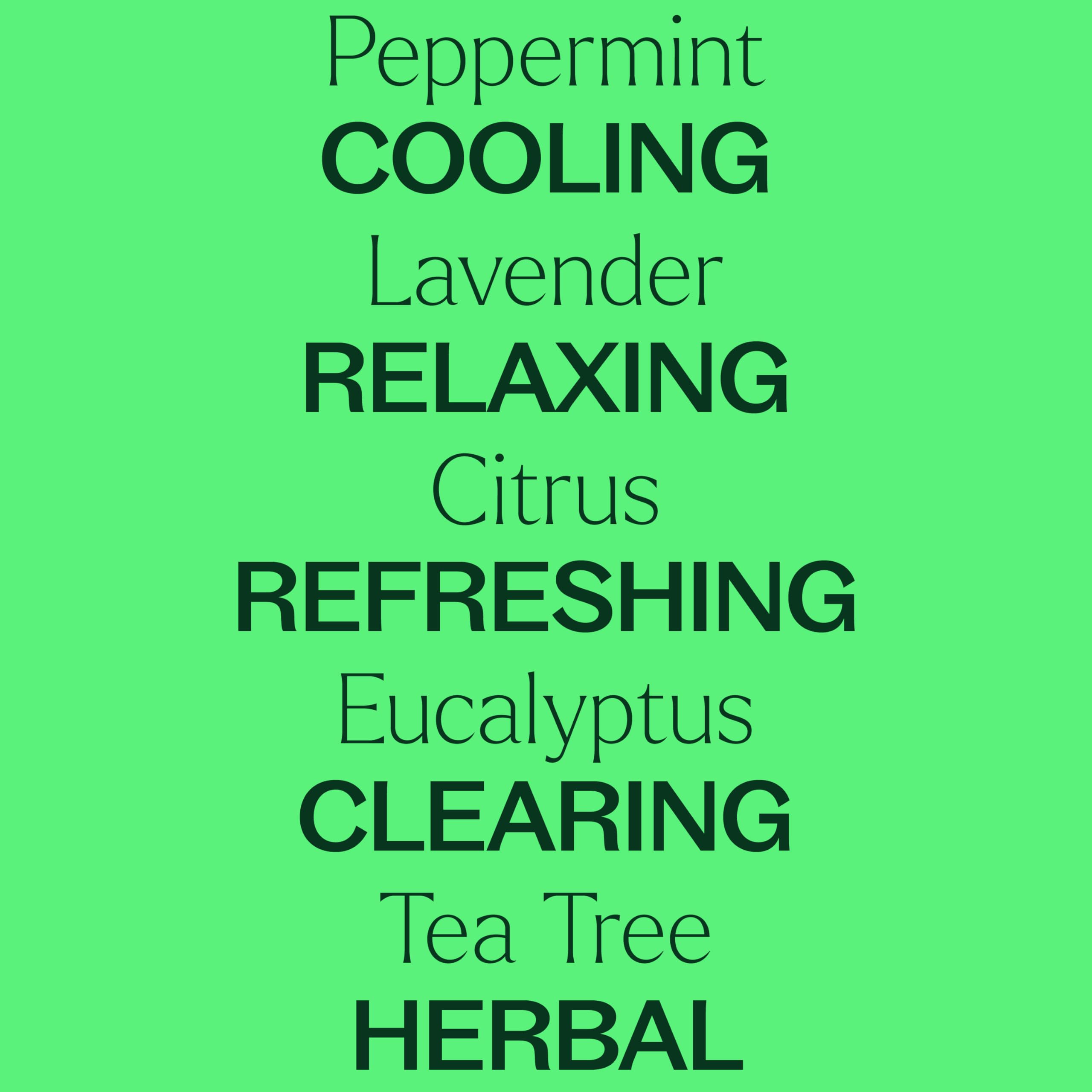 Plant Therapy Peppermint bottle showing refreshing aroma for focus and energy.
