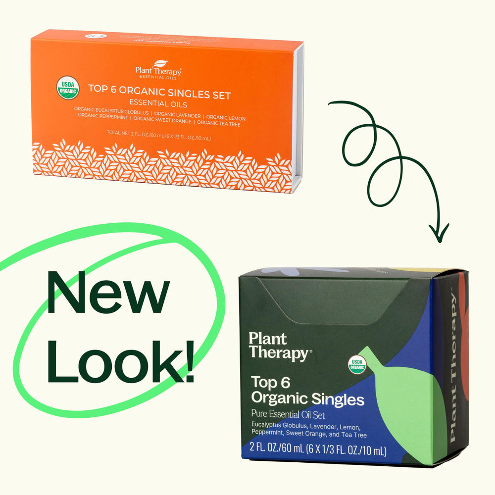 Plant Therapy Tea Tree bottle demonstrating a clean scent for routine care.
