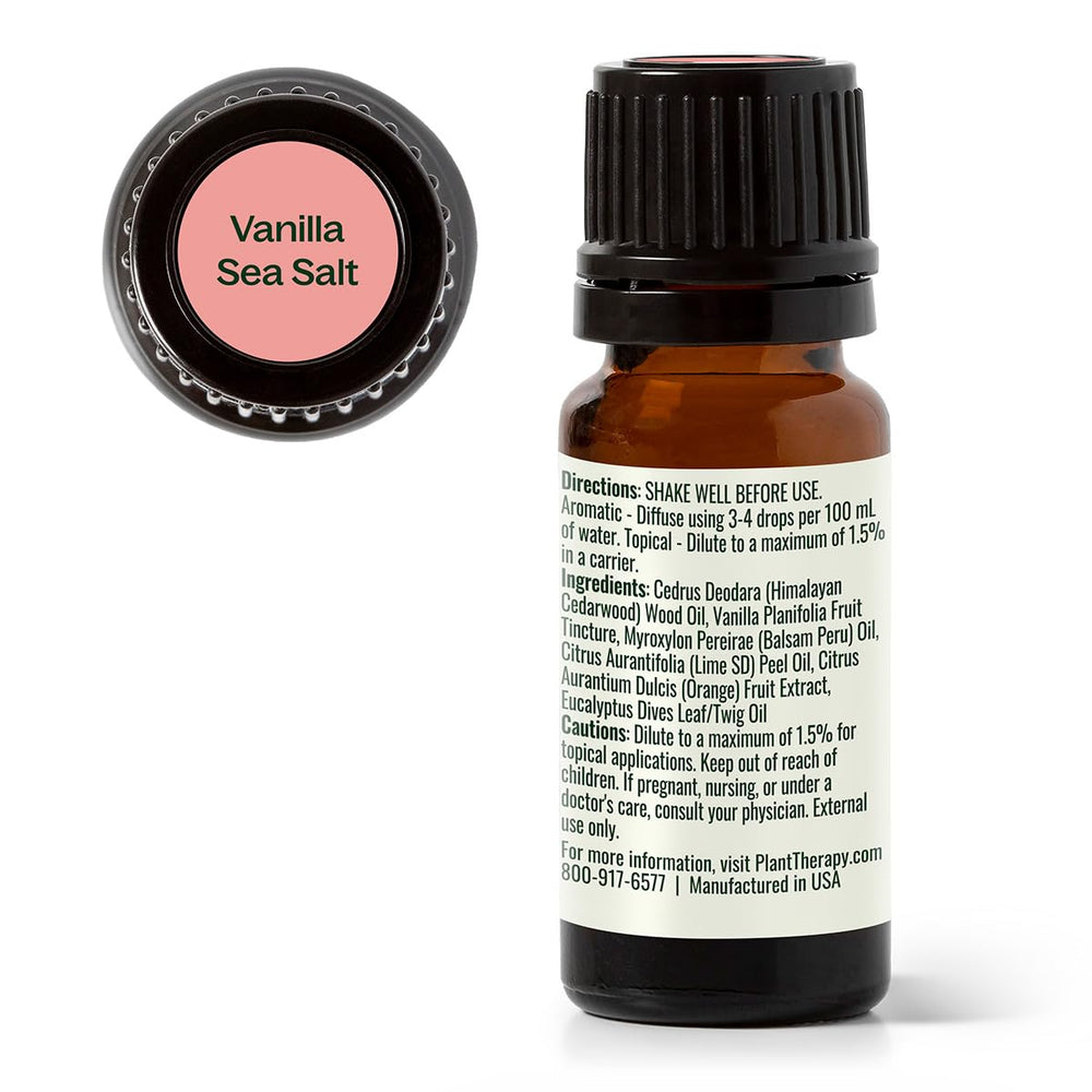 Plant Therapy Vanilla Sea Salt aromatherapist support for guidance.