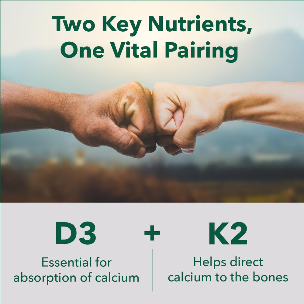 PlantFusion D3 K2 capsules close-up showing vegan D3 and K2 benefits.