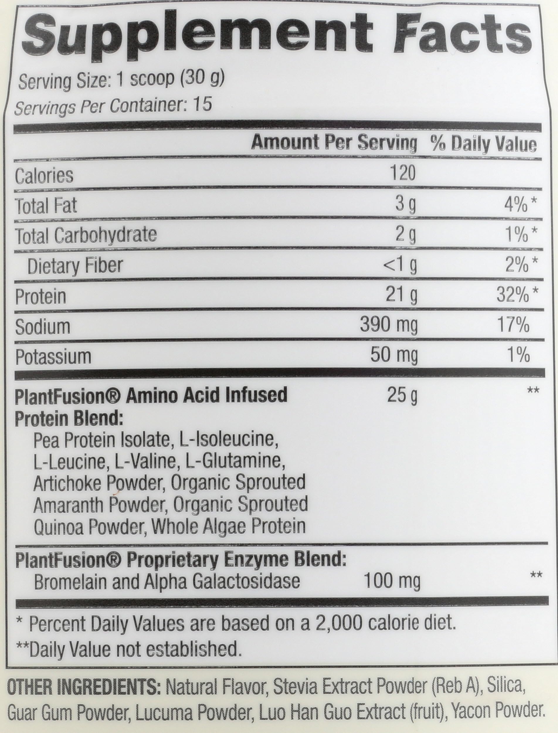 Natural Flavor Pure blend shown for a tasty, clean shake.
