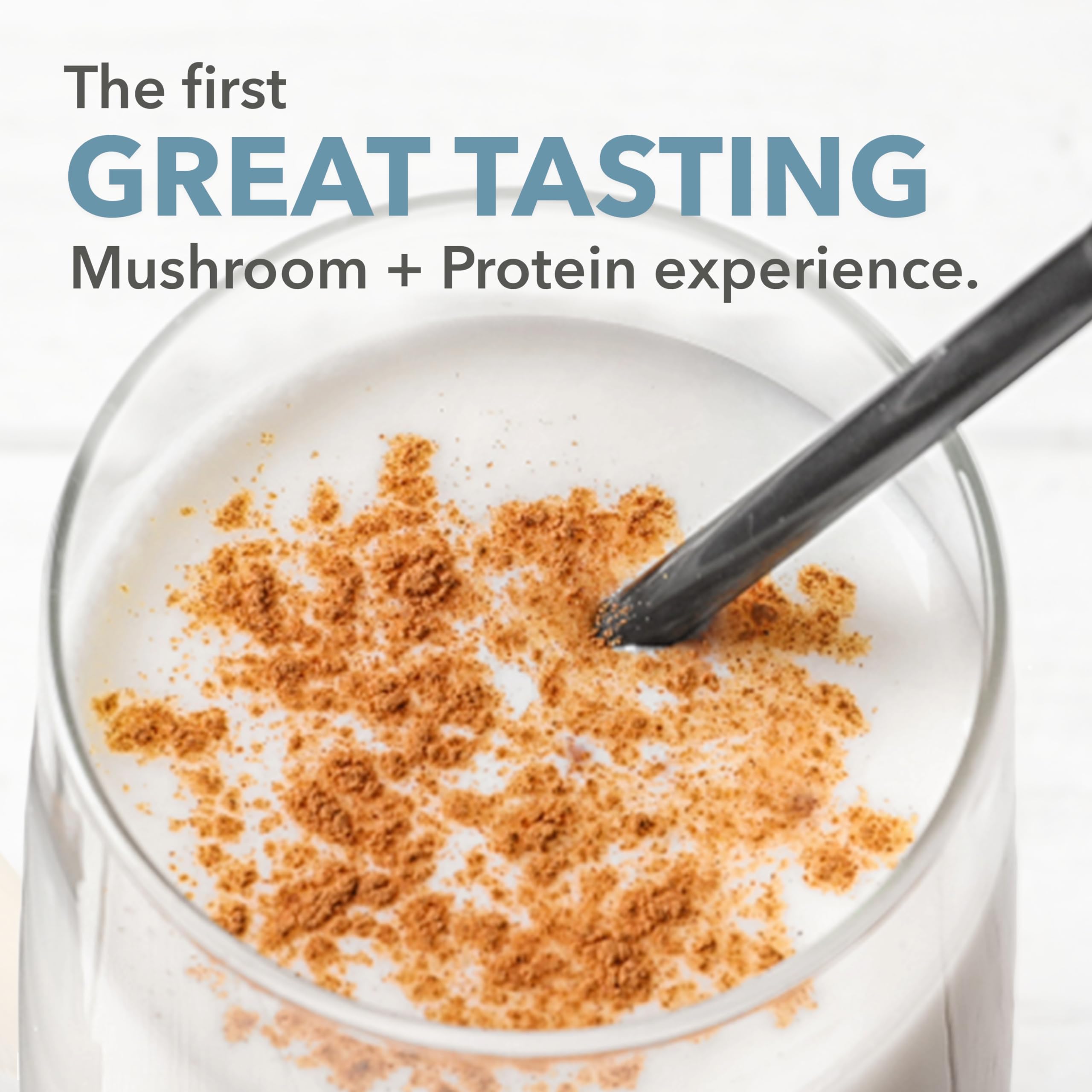 PlantFusion scoop on the tub suggests easy, measured daily protein servings.