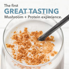 PlantFusion scoop on the tub suggests easy, measured daily protein servings.