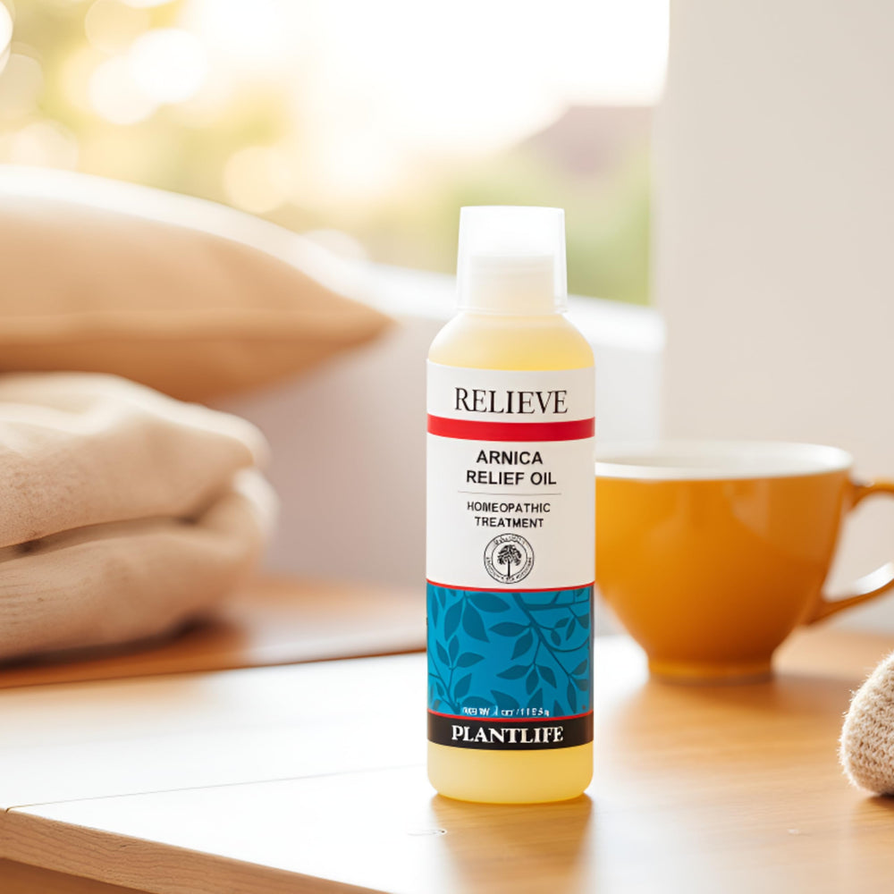 Plantlife Arnica Relieve Oil aromatherapy blend guidance