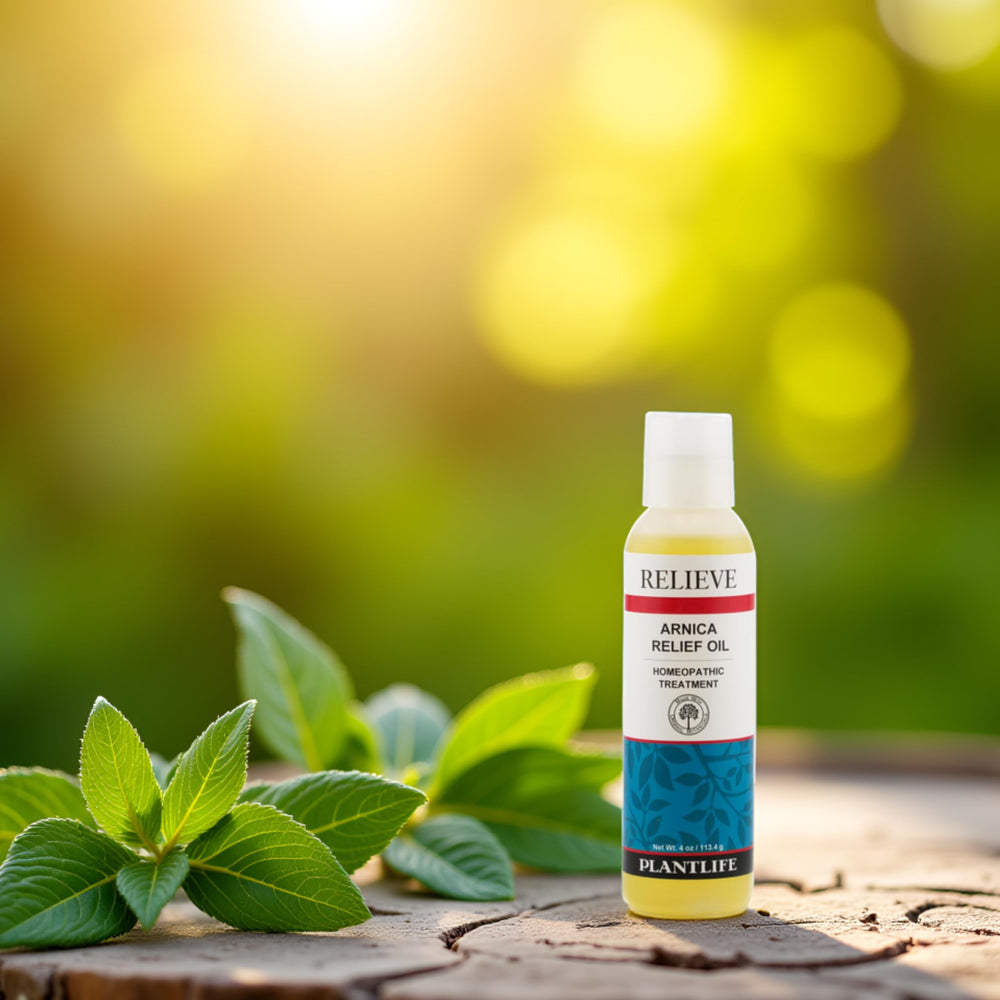 Fresh herbal scent of Plantlife Arnica Relieve Oil