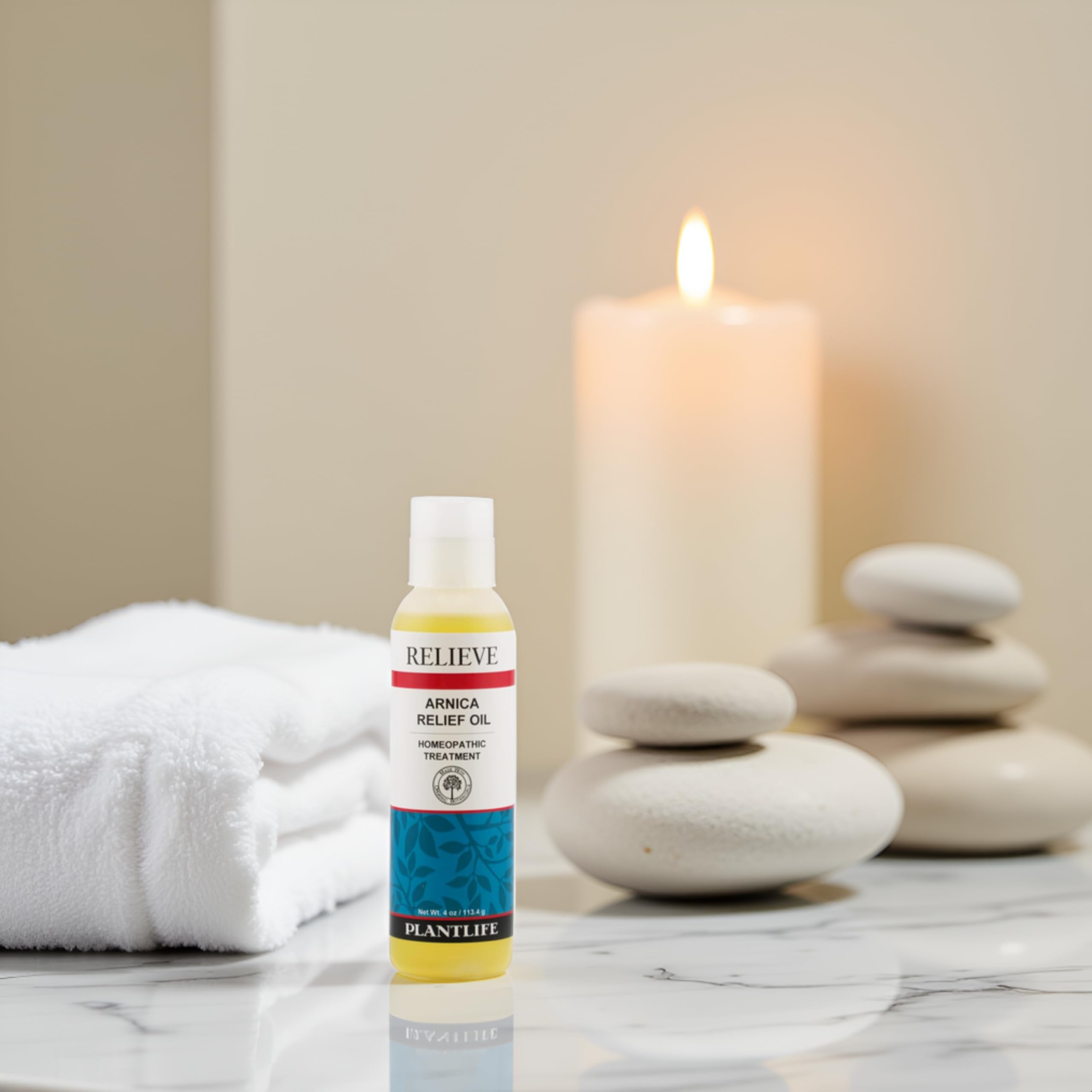 USA-made Plantlife Arnica Relieve Oil ensures quality