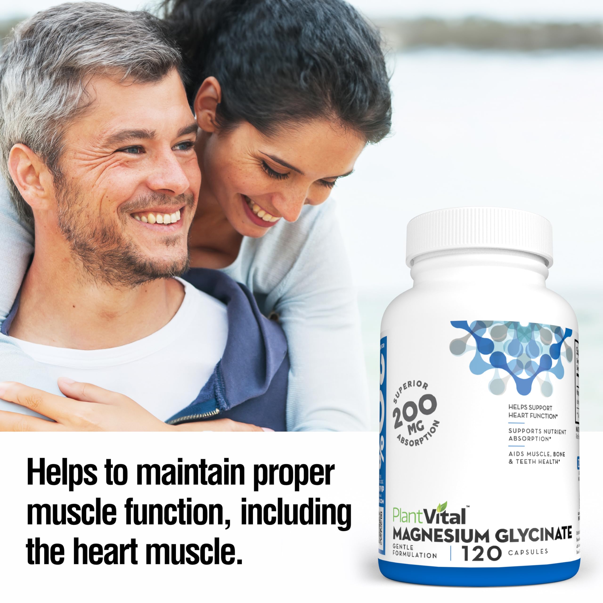 PlantVital GMP-certified facility seal reinforces product quality and safety.