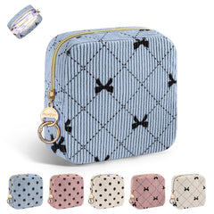 Playexen bolsa periodo de pana azul para llevar en el bolso