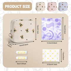 Playexen period bag opened to reveal inner pockets for organization.