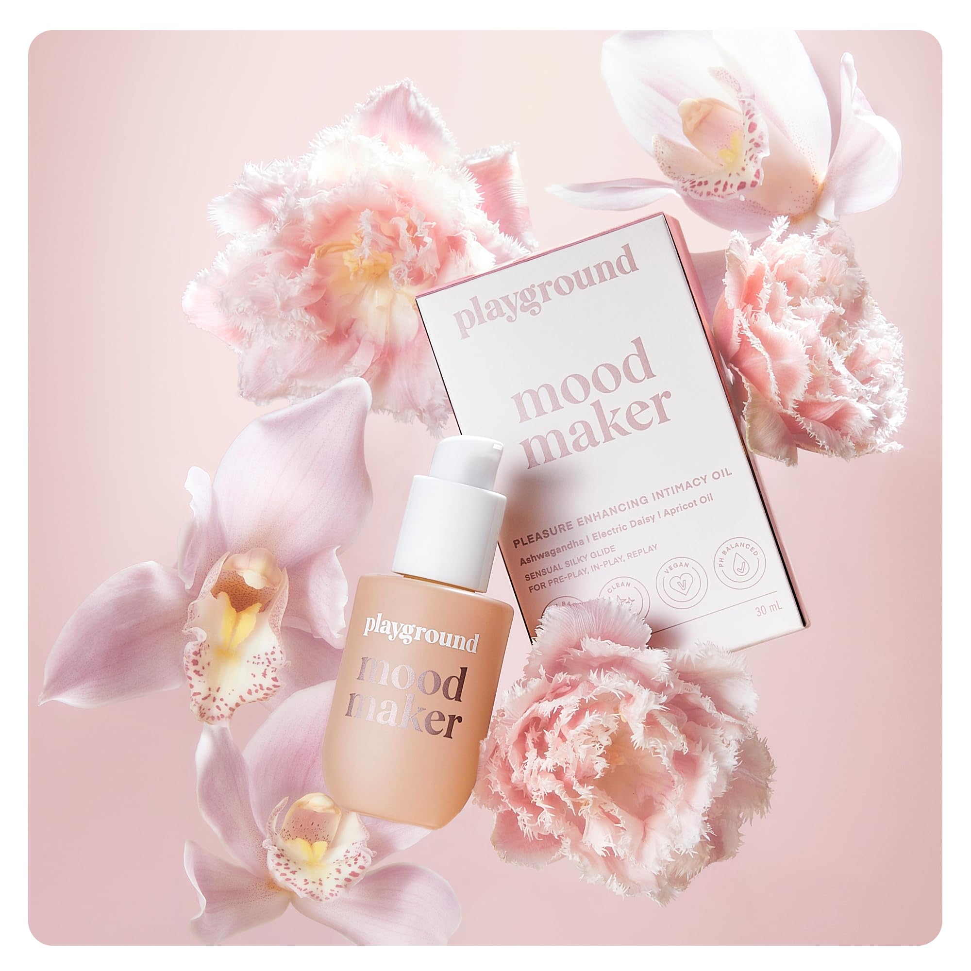 Playground Mood Maker packaging image highlights premium discreet presentation.