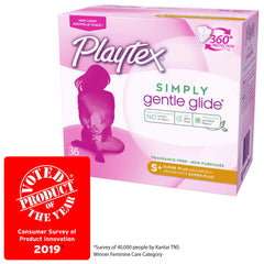 Playtex Simply Gentle Glide offers 360° protection that shapes to your body.