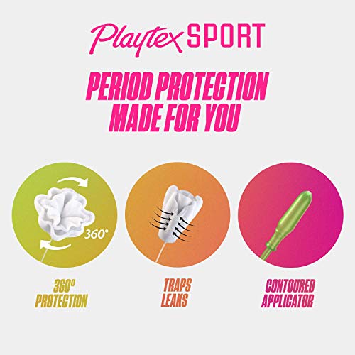 Playtex Sport box visible on shelf highlighting unscented option