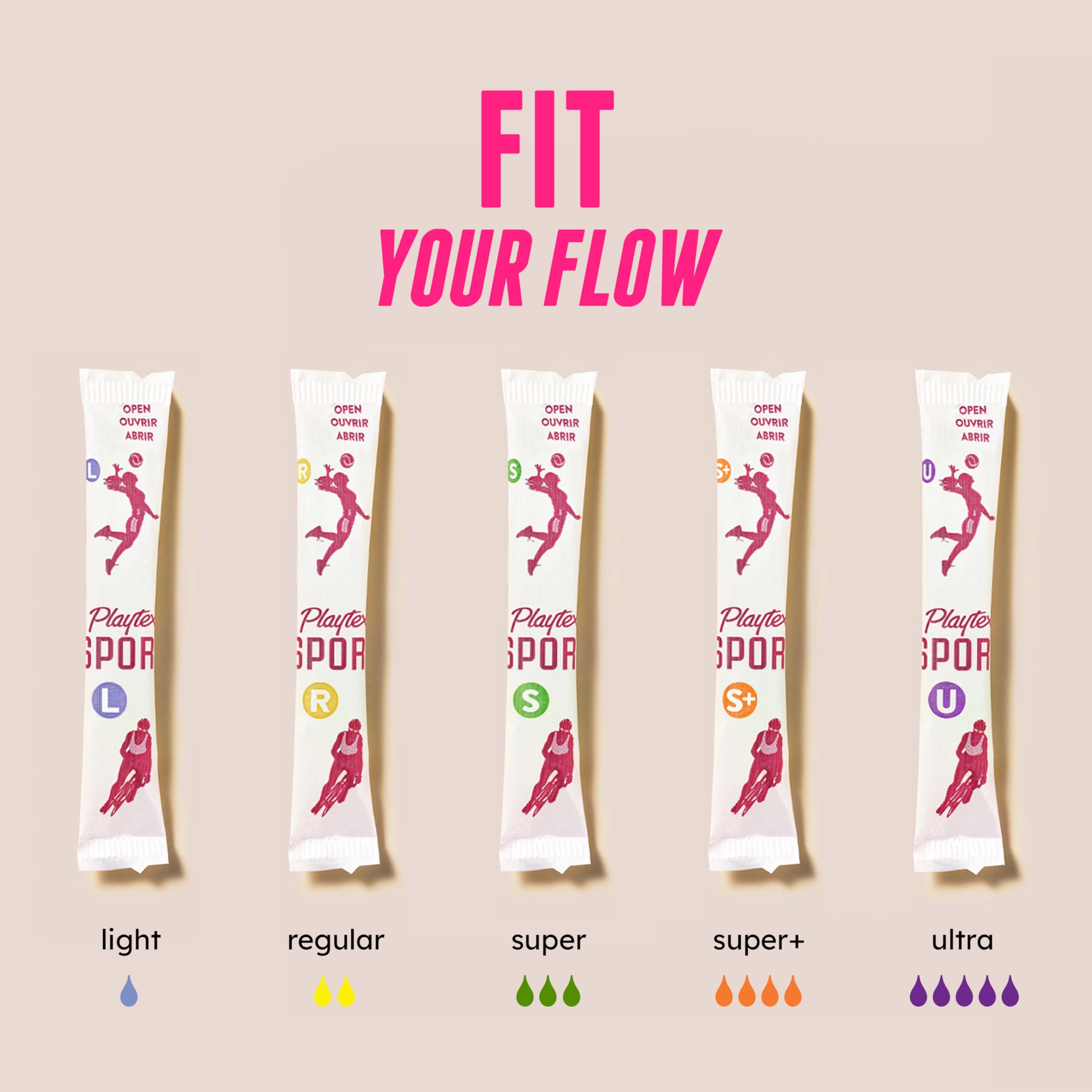 Playtex Sport active-lifestyle use during workouts and daily routines.