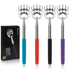 Plazuria Bear Claw back scratcher red extended reach for hard-to-reach spots