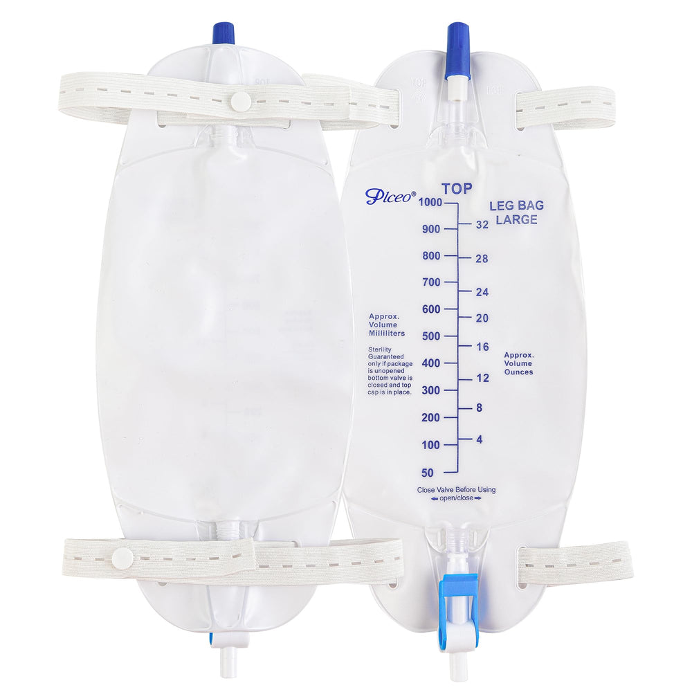 Plceo Leg Bag three-pack for convenient restocking and rotation.