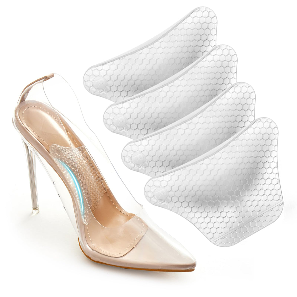 PLERE plantar fasciitis relief arch inserts in two-pair pack for all-day comfort