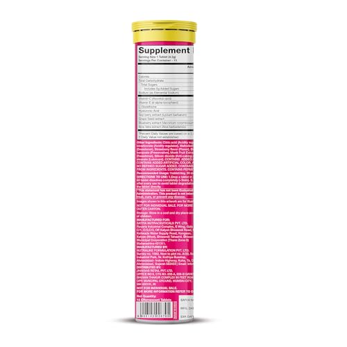 PLIX Glowy Skin strawberry-flavor bottle image shows easy self-care on the go.