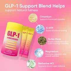 PlocoXe GLP-1 drink mix magnesium powder dissolves easily in water.