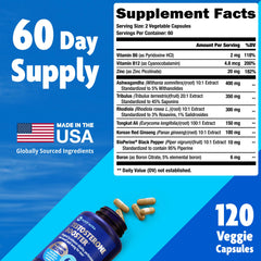 PLOOF Nutra bottle side label shows key ingredients for informed use.