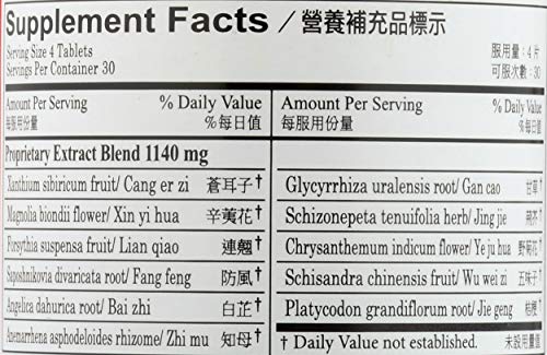Plum Flower Bi Yan Pian label detail emphasizing product name and usage hints.