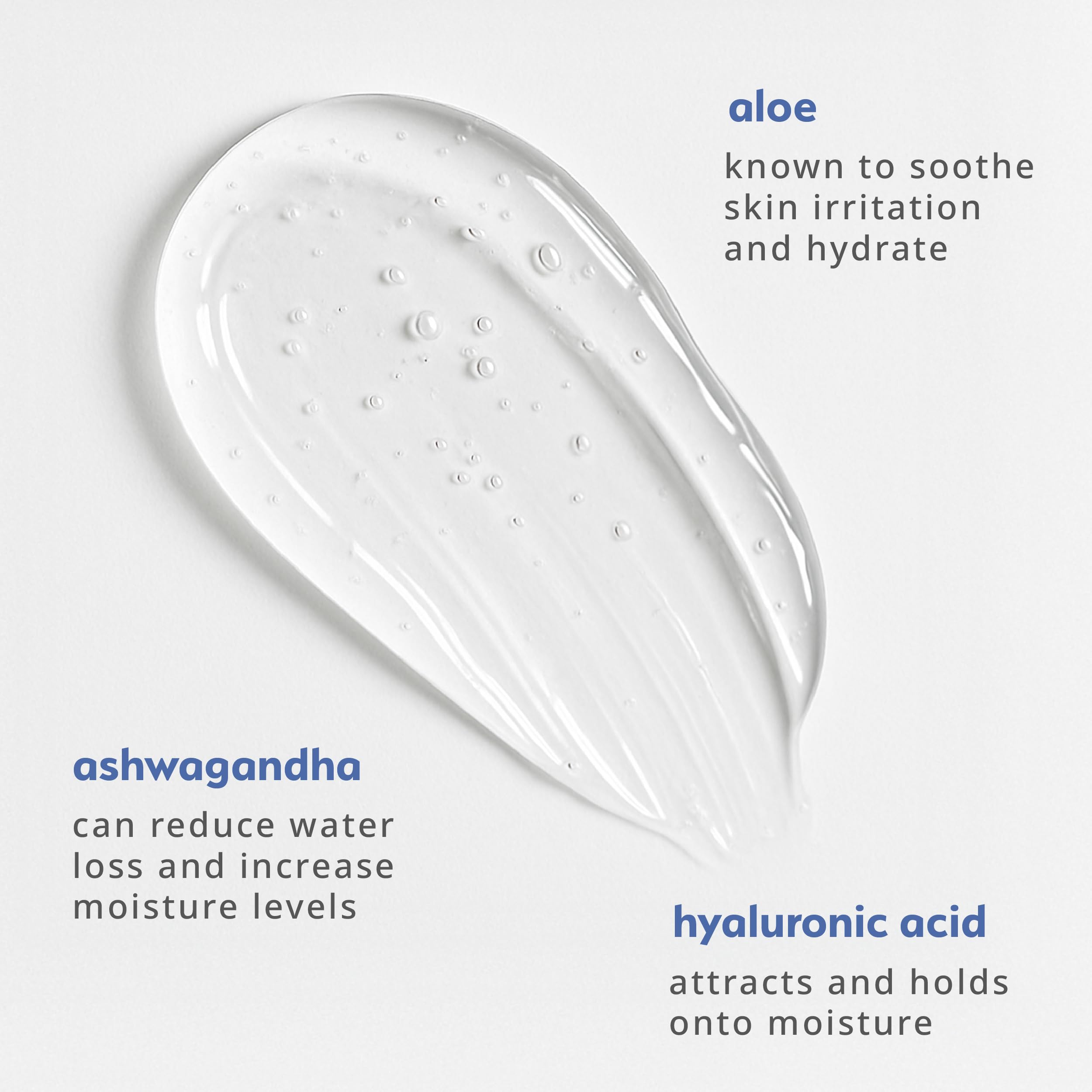PlusOne Quench botanical blend closeup highlights soothing aloe and calendula.