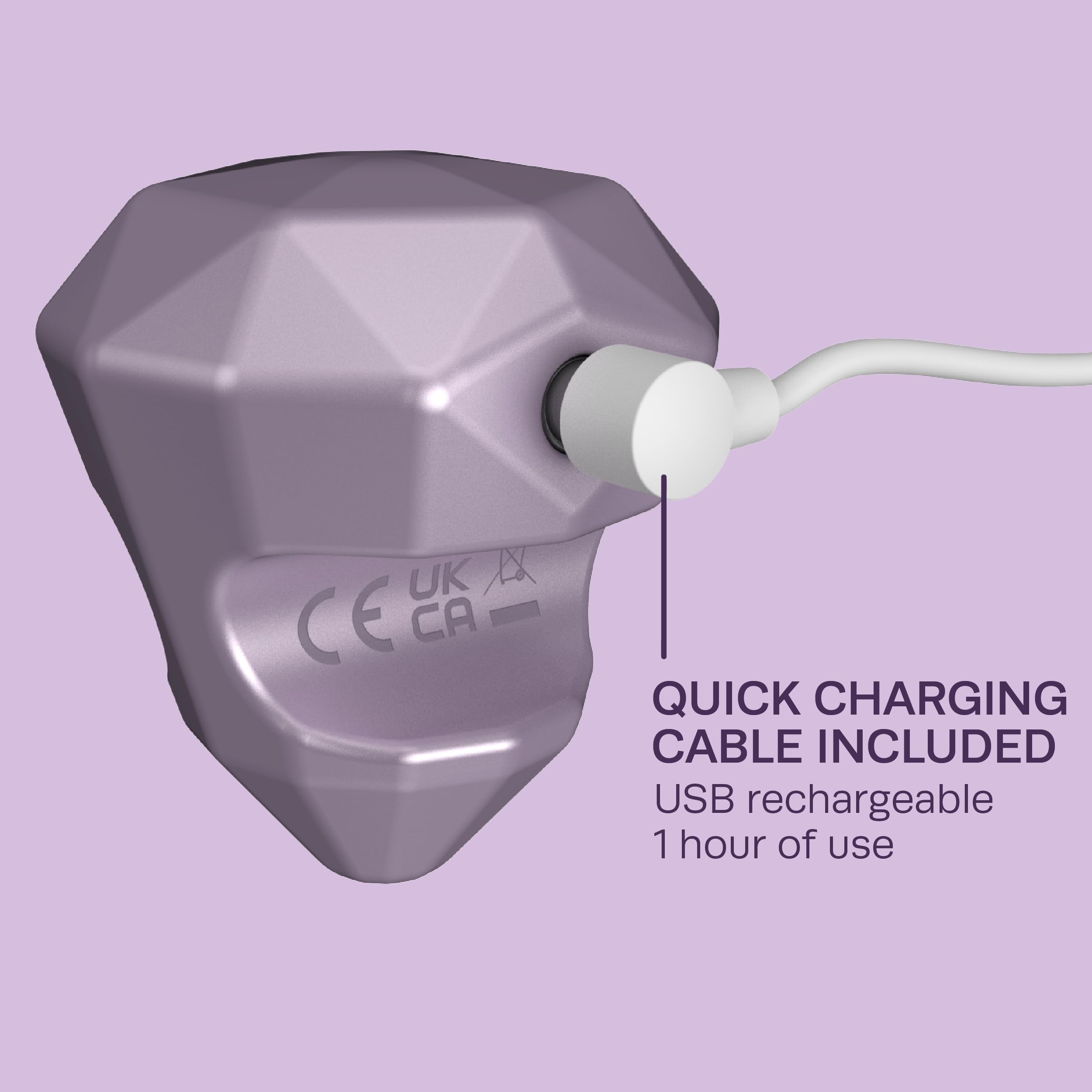 PlusOne USB magnetic charger offers easy recharge and tidy storage.
