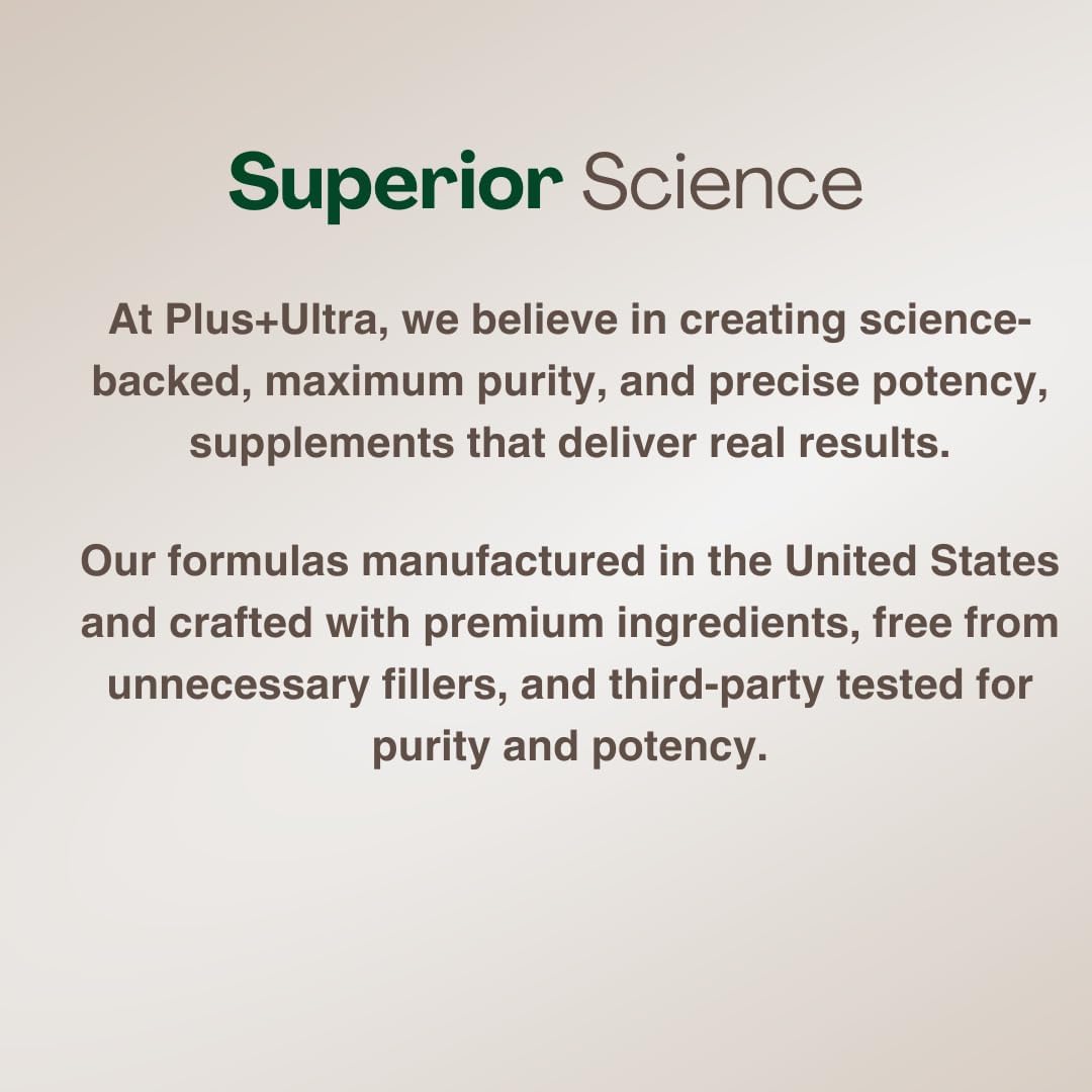 Plus+Ultra packaging is gift-ready for health-support options.