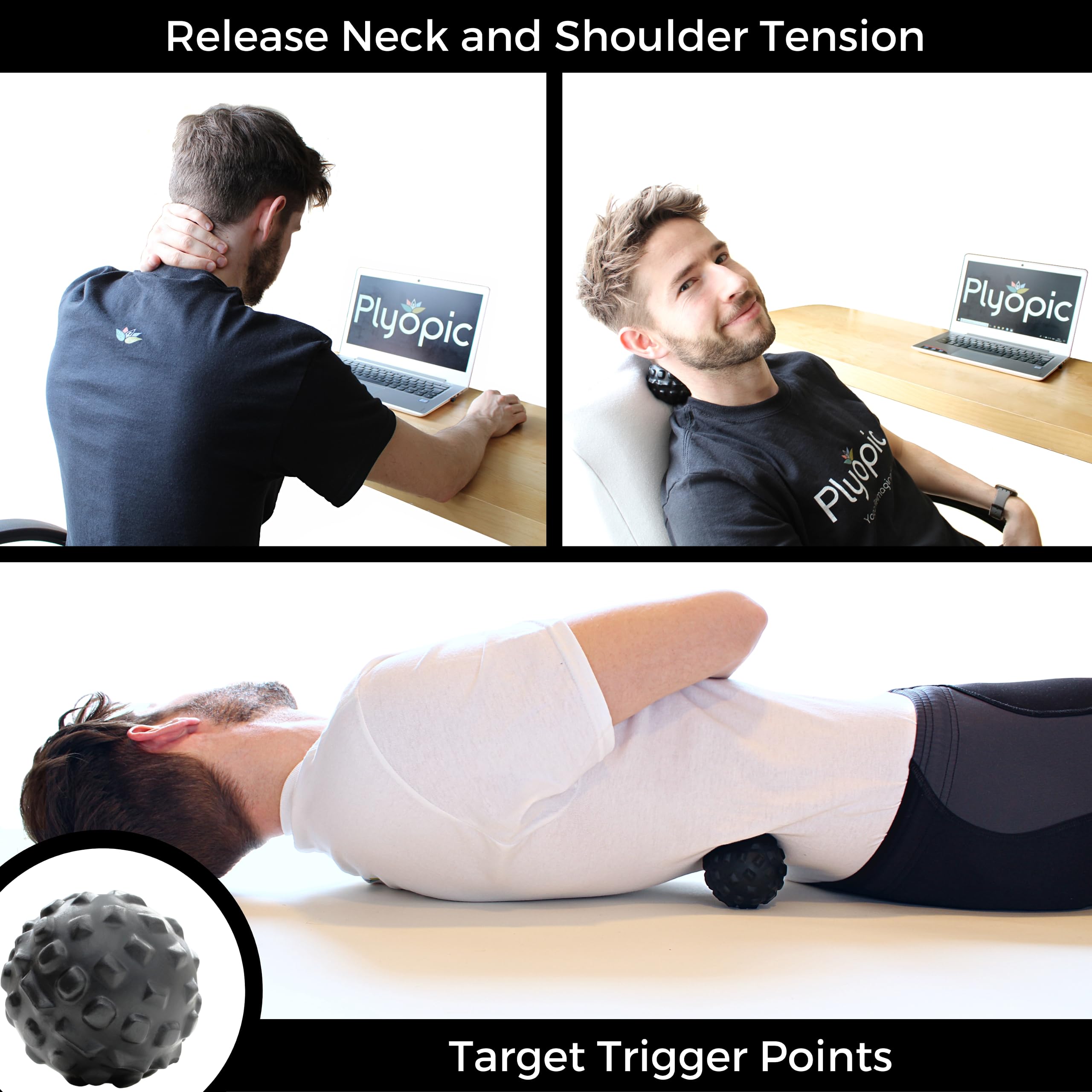 Plyopic massage ball set e-book guide cover for self-massage techniques