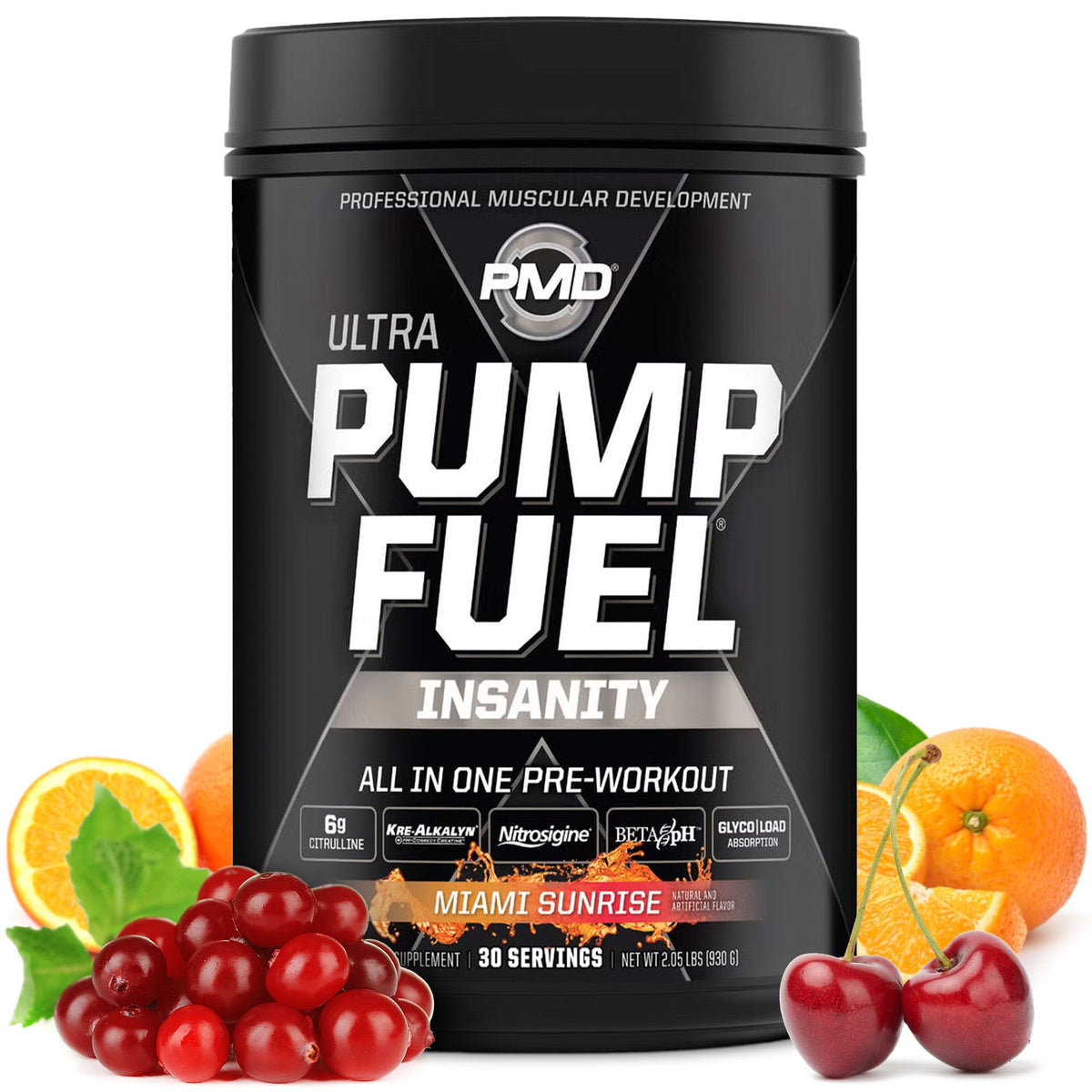 PMD Pump Fuel Ultra Insanity bottle ready for focused workouts and energy support