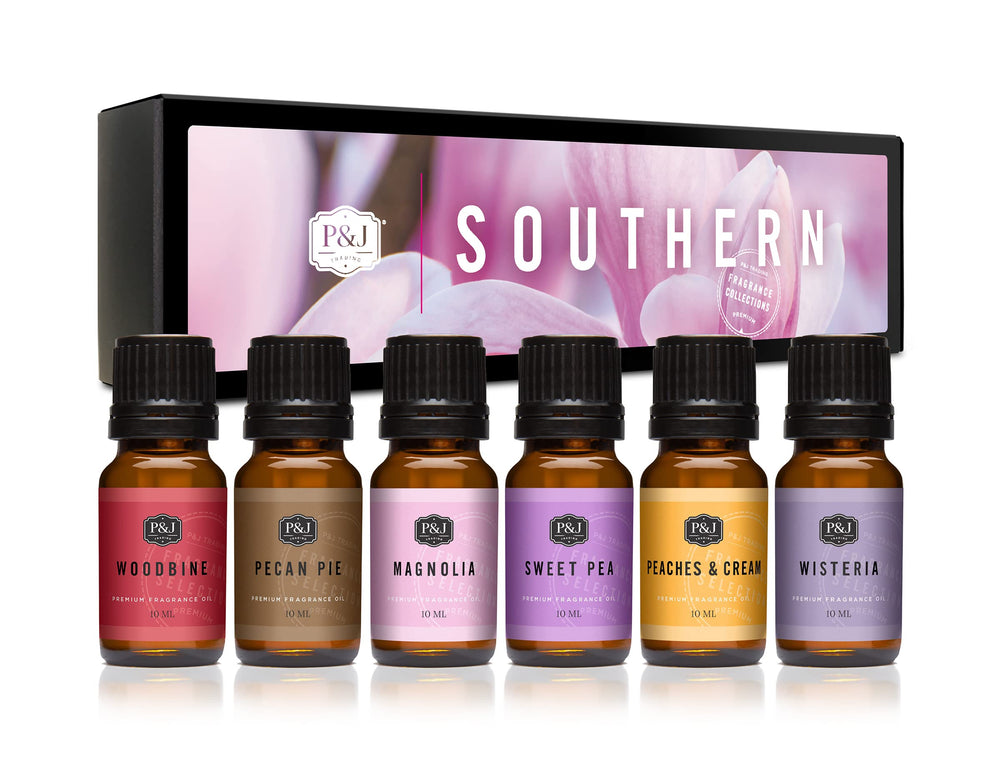 PNJ Trading Southern Set fragrance oils 6-pack for candles and soaps