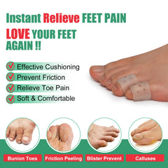Pnrskter Pinky Toe Protector with gel cushioning reduces toe rubbing.