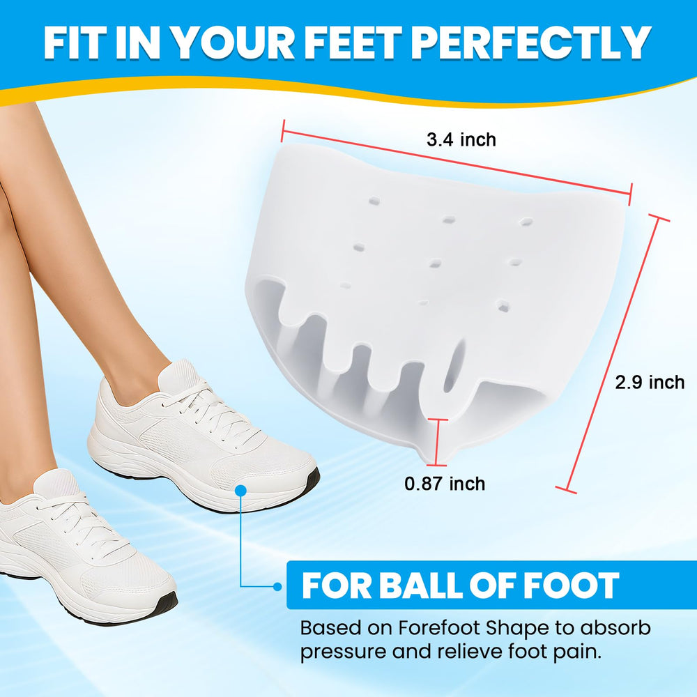 Pnrskter toe separators pack suits both men and women.