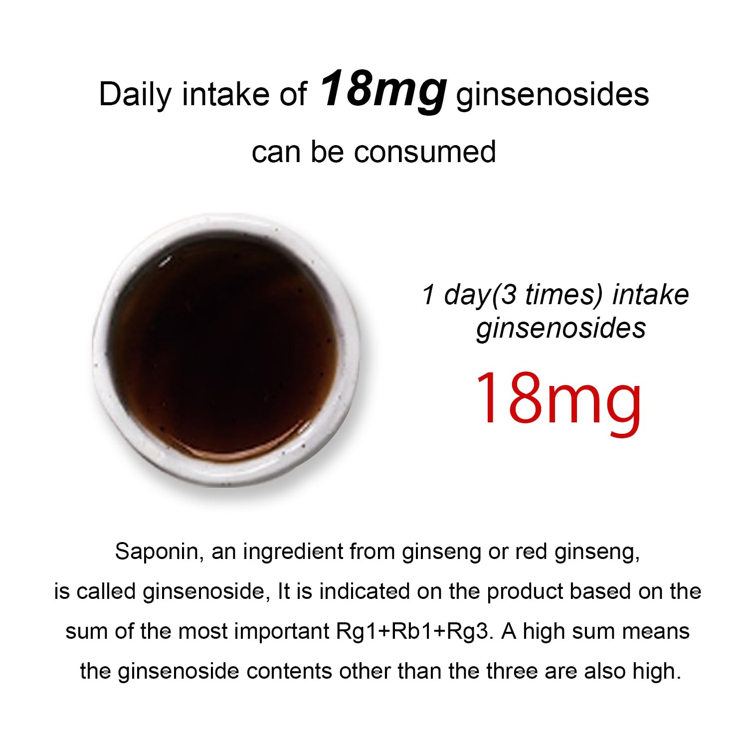 Pocheon Korean Red Ginseng main and fine root ratio image