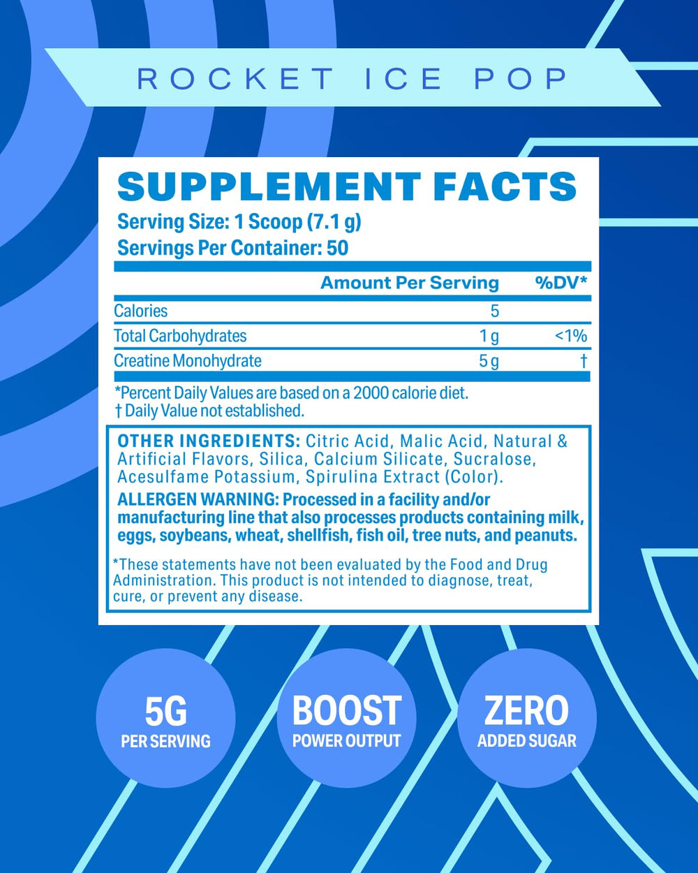 Podium Nutrition creatine monohydrate packaging highlights Informed Sport testing.