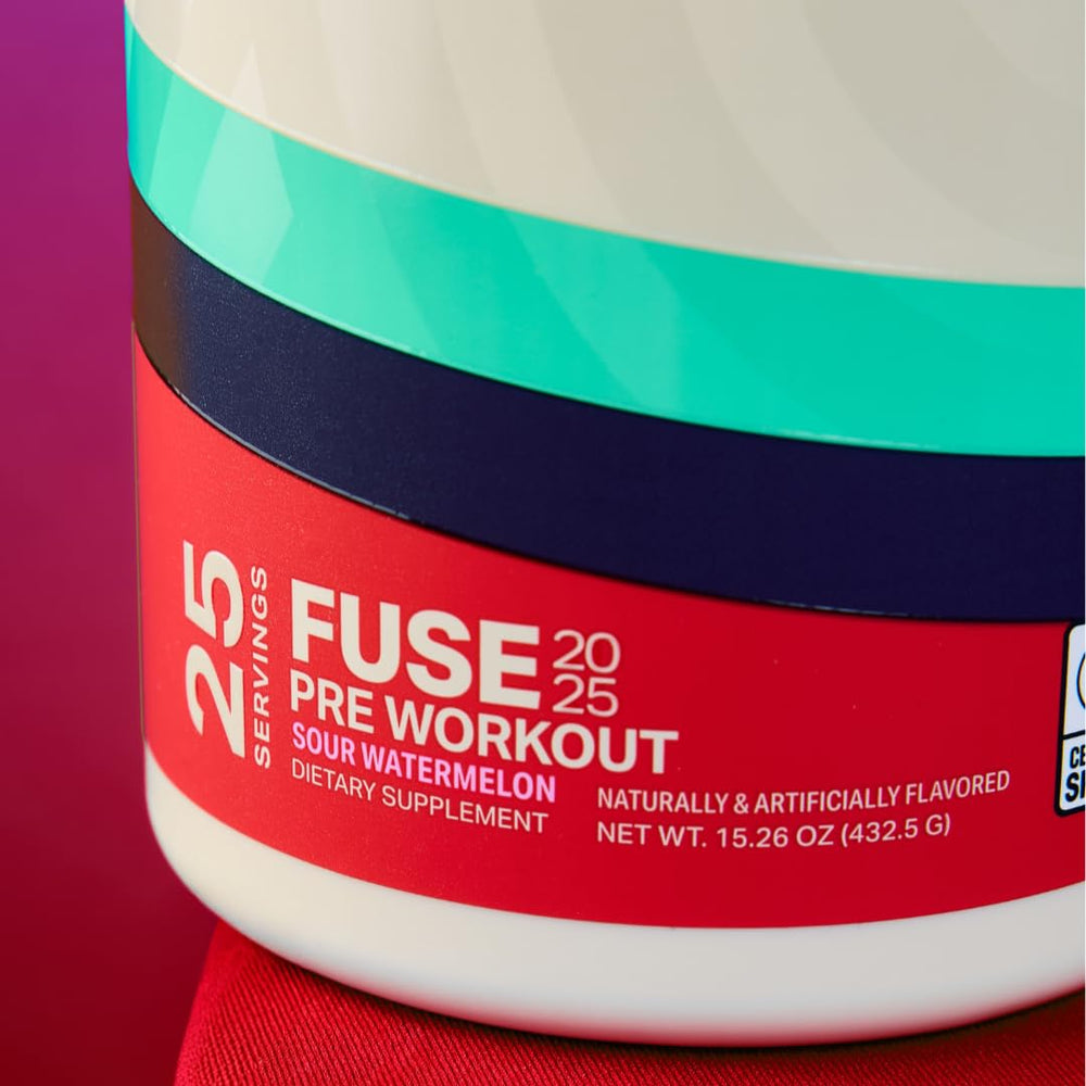 Podium Nutrition Fuse 2025 glass with water illustrating smooth energy and hydration