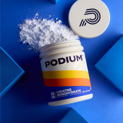 Podium Nutrition Solos Creatine unflavored-form blends into any drink for flexibility.