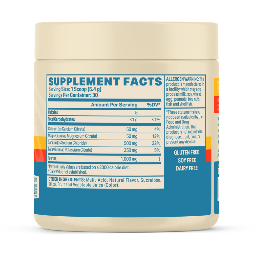 Podium Nutrition strawberry electrolyte mix ready for pre or post workout