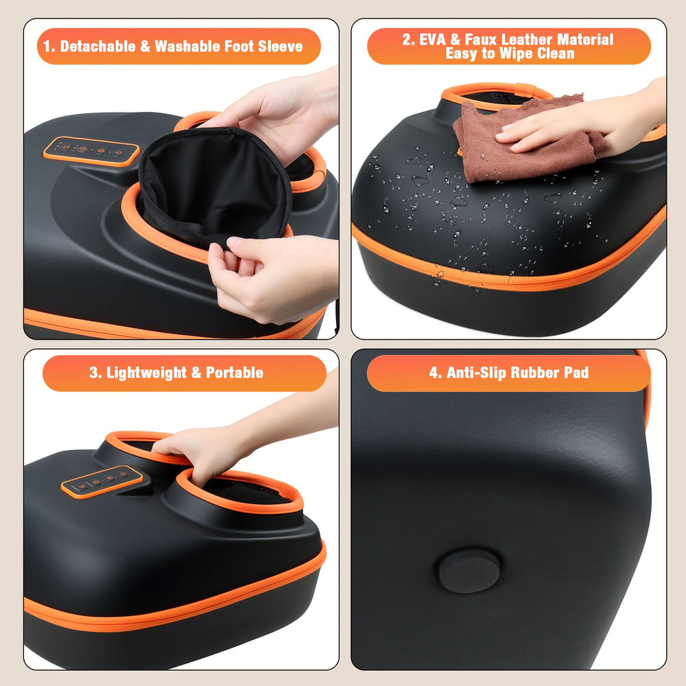 Three massage modes on the POGGT massager offer varied relaxation