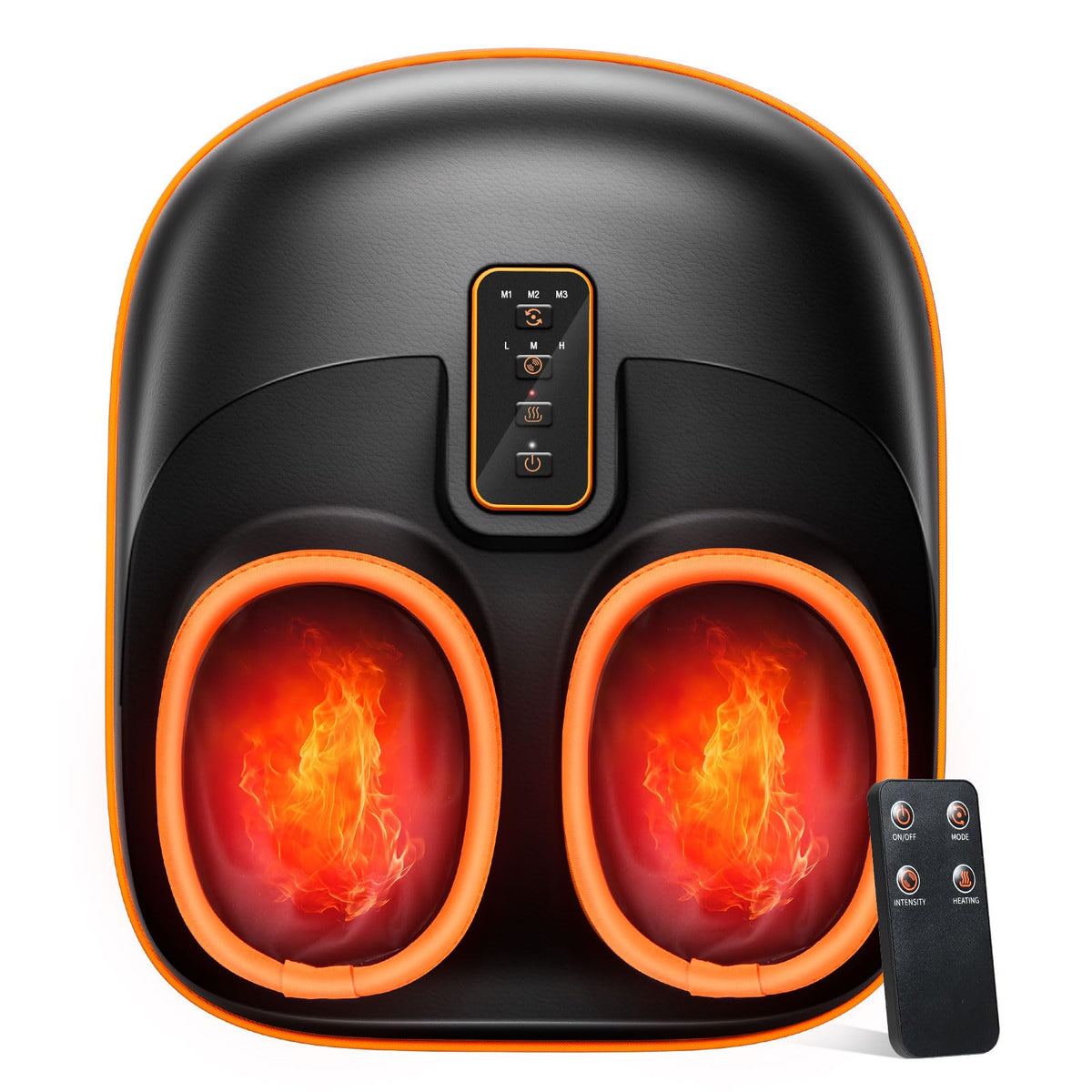 POGGT foot massager with 6 airbags and 29 nubs for deep kneading relief