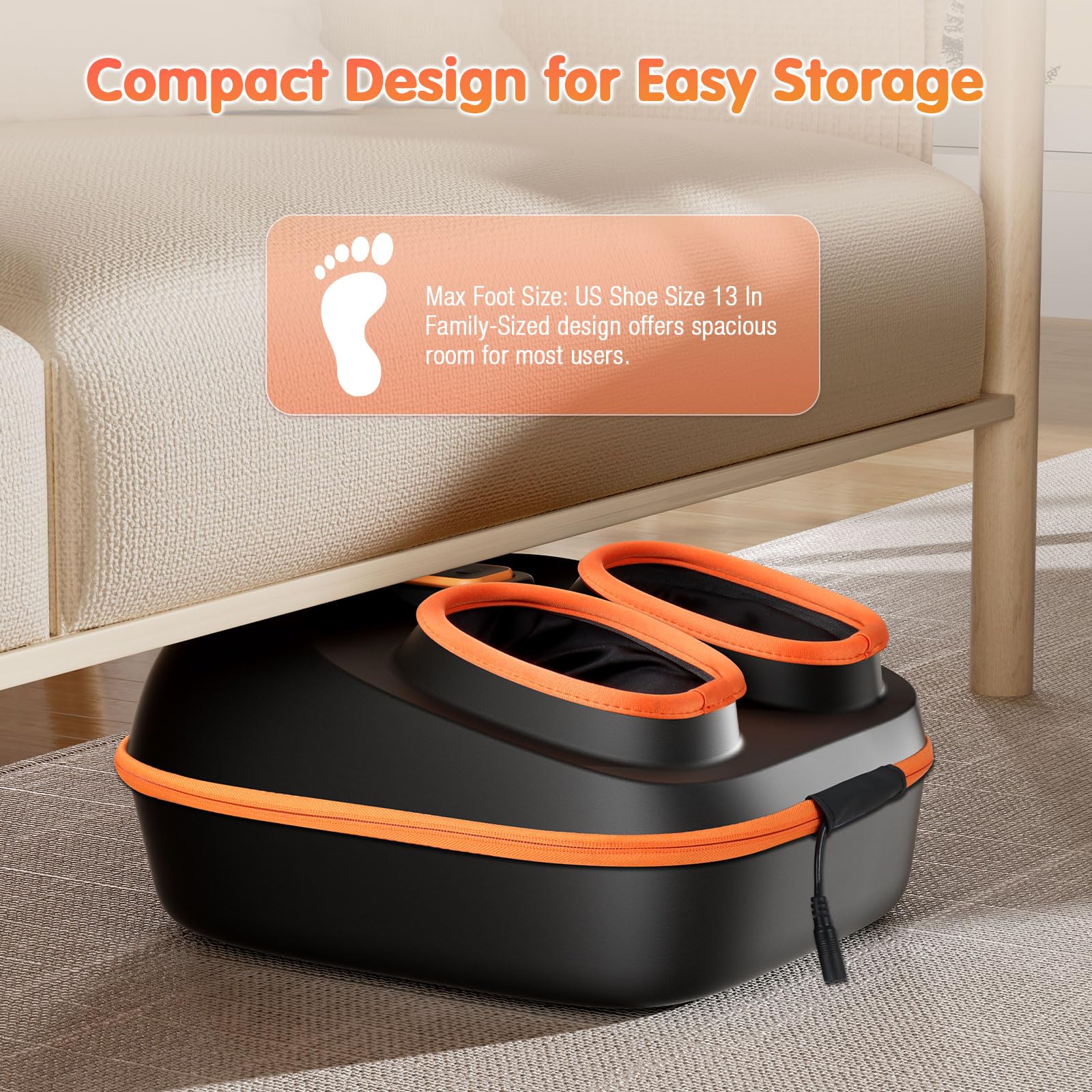 Wireless remote for easy operation on the POGGT foot massager