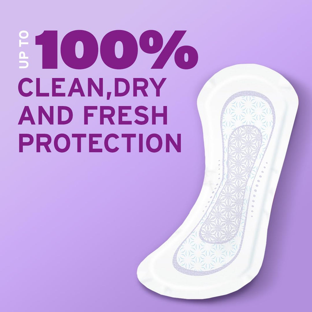 Poise Daily Liners 24-count packaging emphasizes value and convenience.
