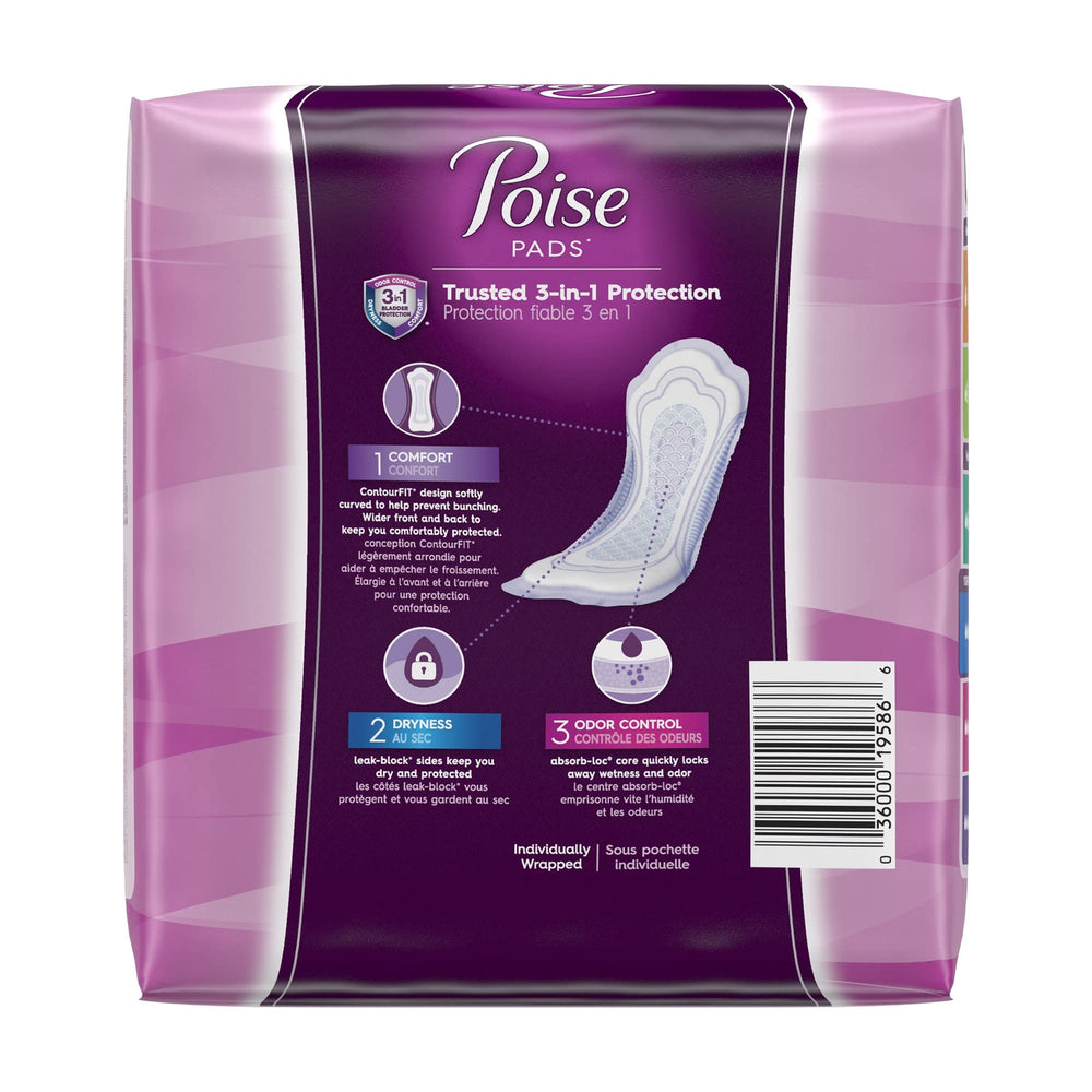 Poise diseño compacto para bolso, protección lista para salir.