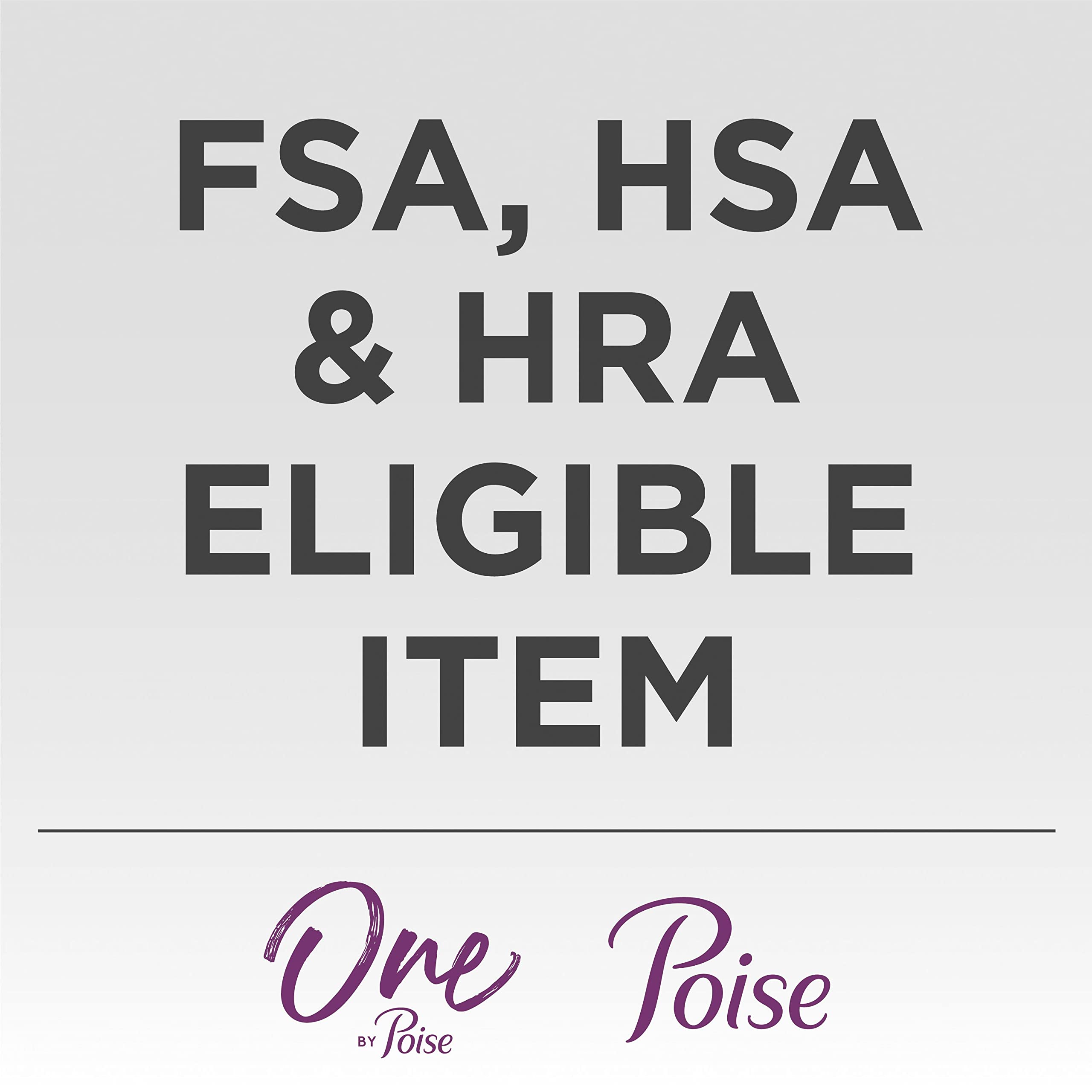 Poise 48-count box packaging variation shown for discreet supply