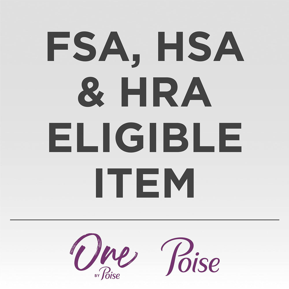 Poise 48-count box packaging variation shown for discreet supply