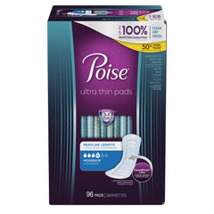 Close-up of Poise Ultra Thin pad demonstrating dry, breathable comfort