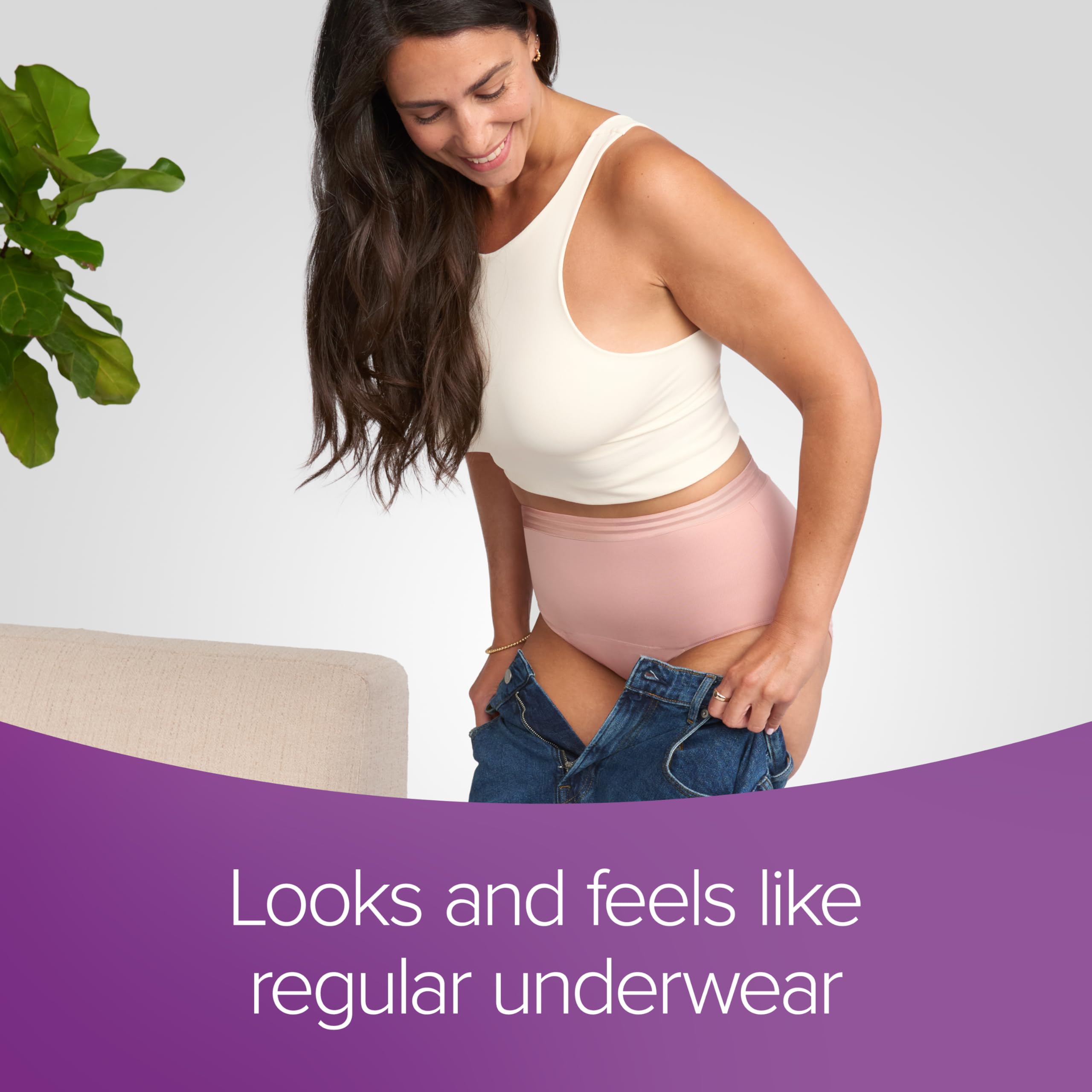 Durable, reusable Poise underwear designed for daily wear