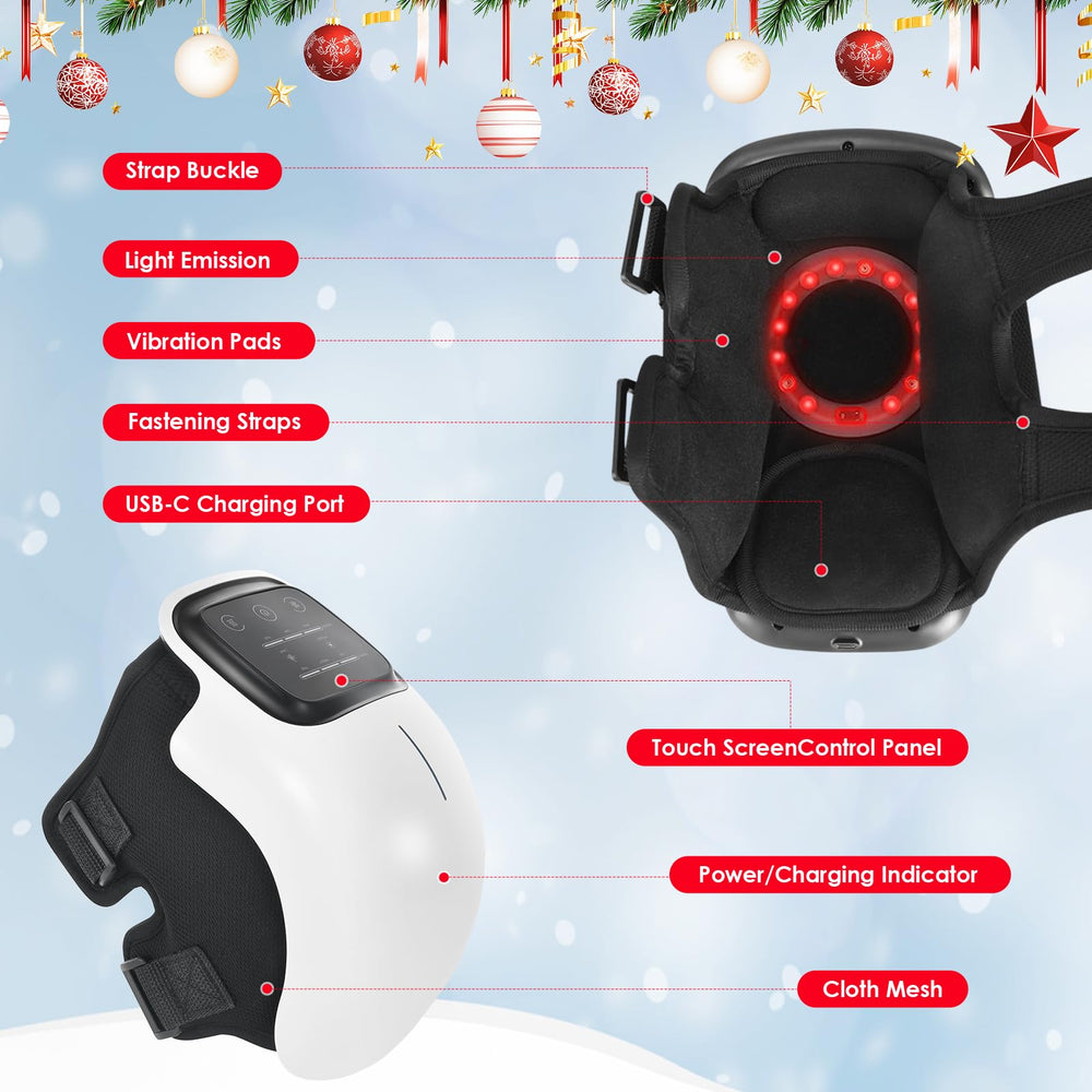 Pokytcox Knee Massager in travel scenario for on-the-go knee care.