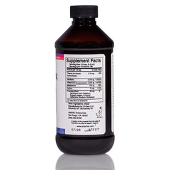 Poly-MVA daily-dose spoon ready to measure half-teaspoon for balanced intake.