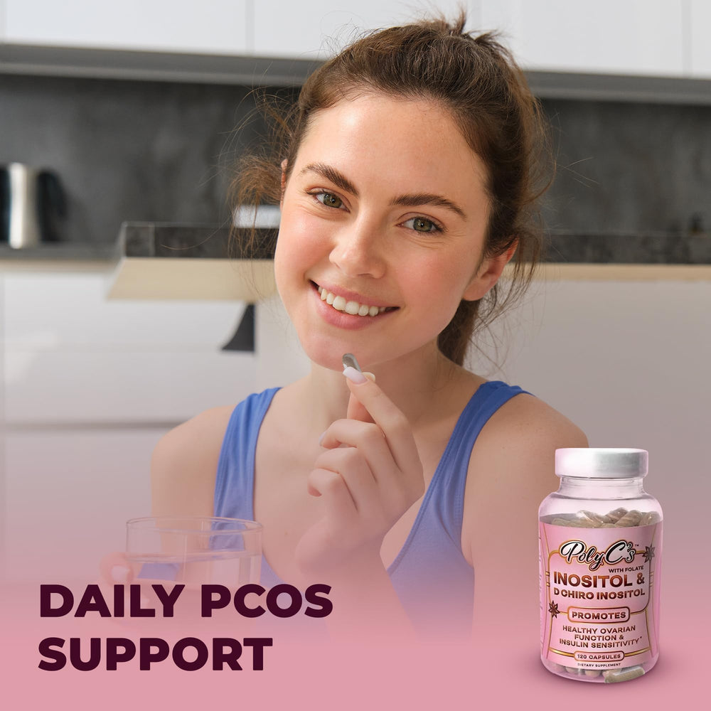 POLYC'S packaging of 120 capsules for easy daily use