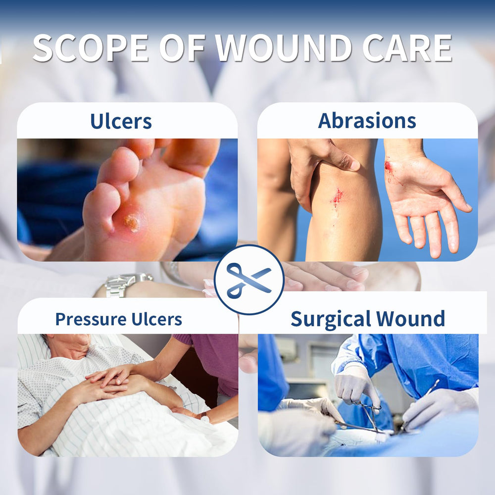 POLYNEW absorbent dressing manages light exudate while staying discreet